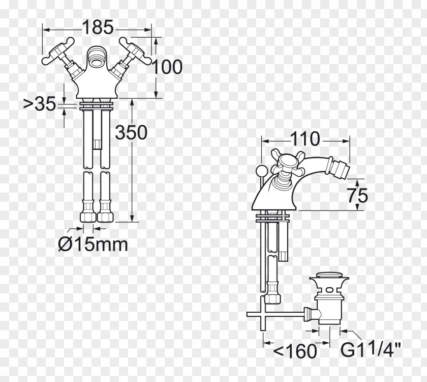 Crêpe Thermostatic Mixing Valve Faucet Handles & Controls Plumbing Fixtures PNG