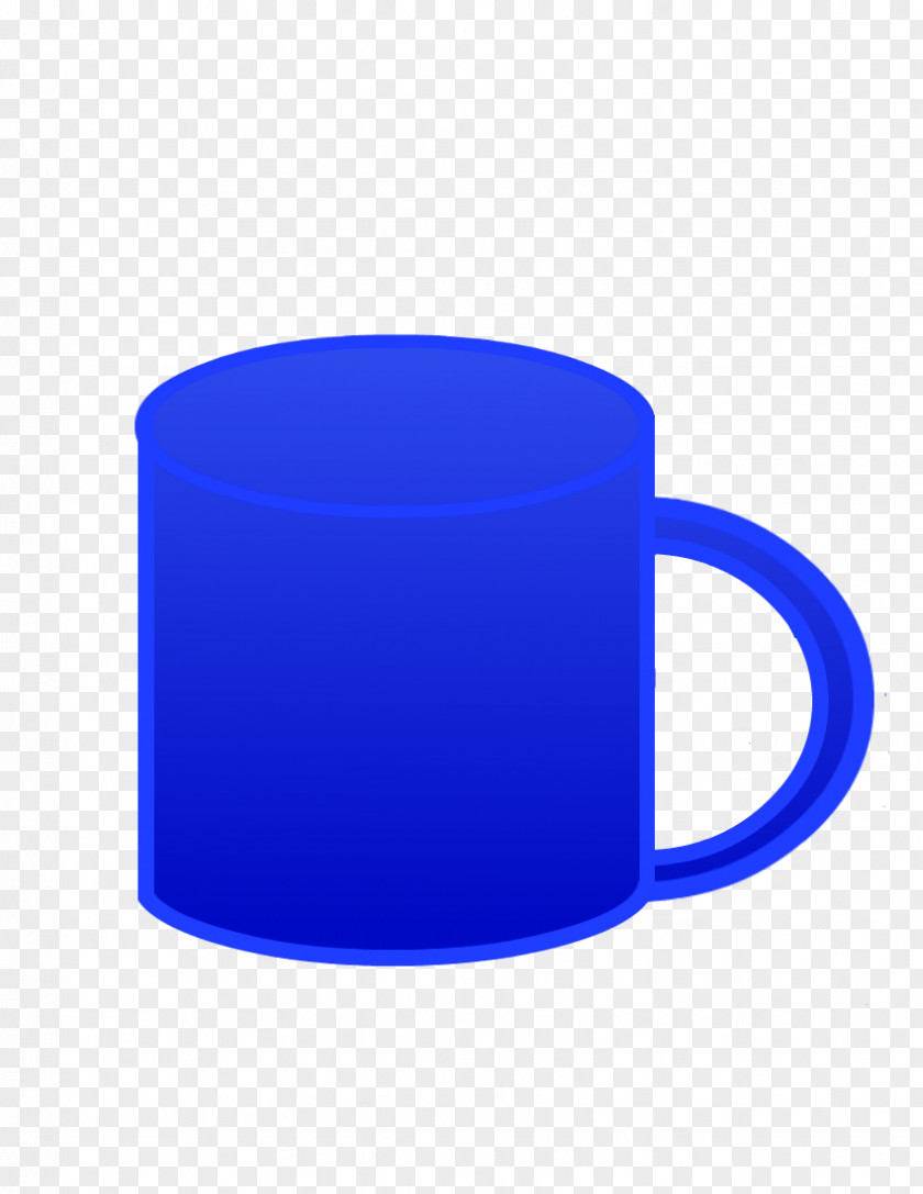 Mug Coffee Cup Cobalt Blue PNG