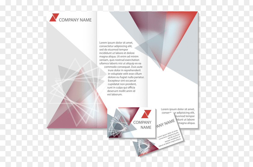 Creative Tri Fold Brochure Paper Graphic Design PNG