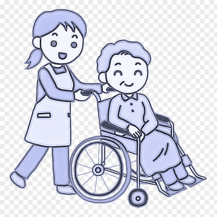 Older Aged Wheelchair PNG