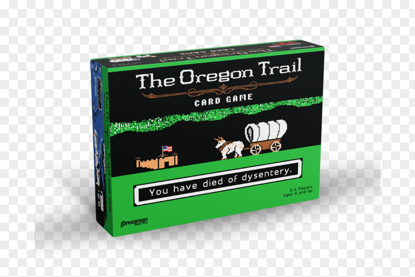Oregon Trail Days Pressman Toy The Card Game Video PNG