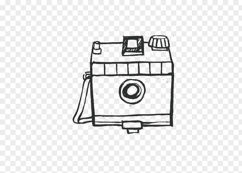 Vintage Camera Bag Black And White Photography PNG