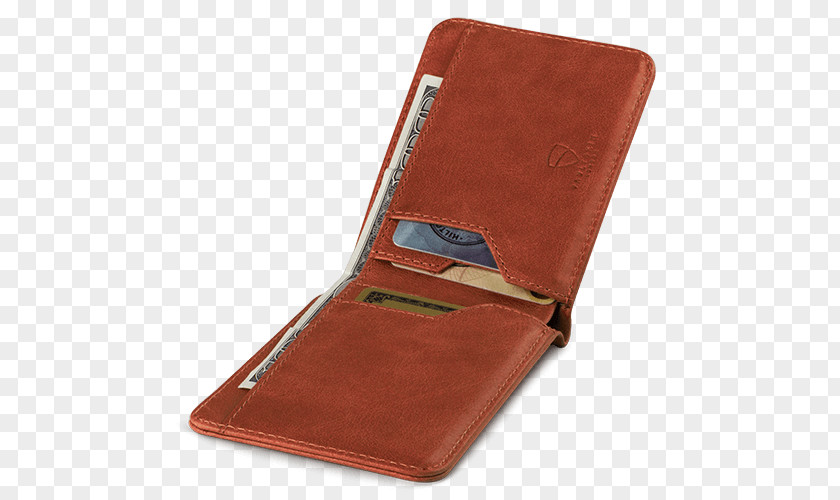 Wallet Manhattan Leather Product Design Cognac PNG
