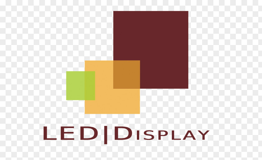 Led Display Logo Brand Font PNG