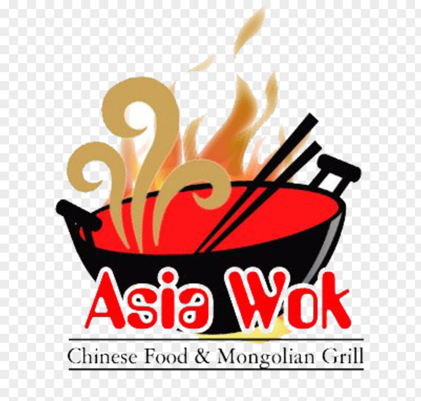 Wok Streamer Logo Mongolian Cuisine Clip Art Brand Food PNG