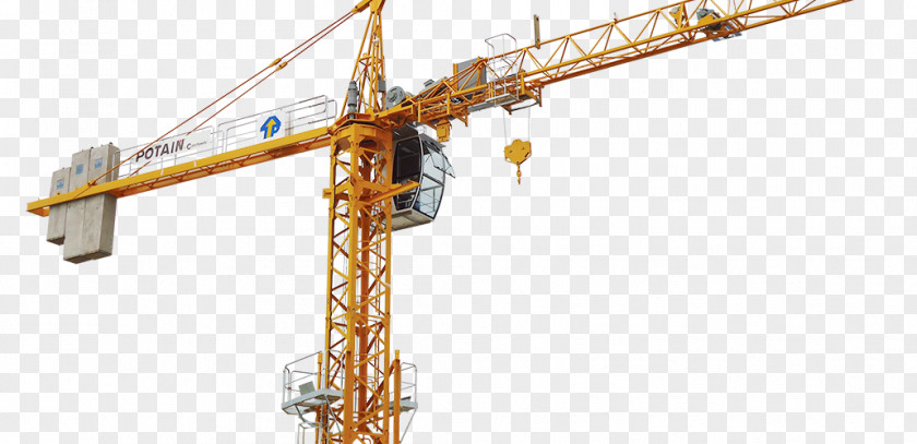 Crane Cần Trục Tháp Architectural Engineering Machine Elevator PNG