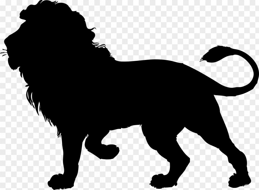 Drawing Lion Silhouette Clip Art PNG