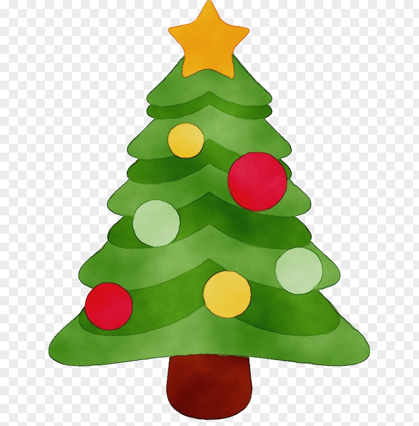 Evergreen Holiday Ornament Christmas Tree PNG