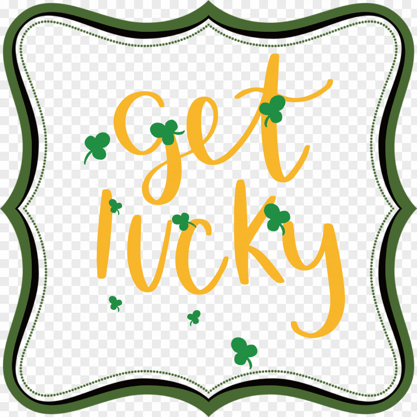 Get Lucky Saint Patrick Patricks Day PNG