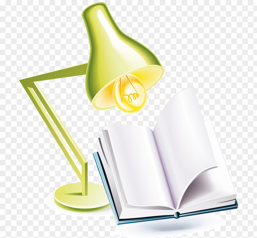In Reading Lamp Drawing Icon PNG