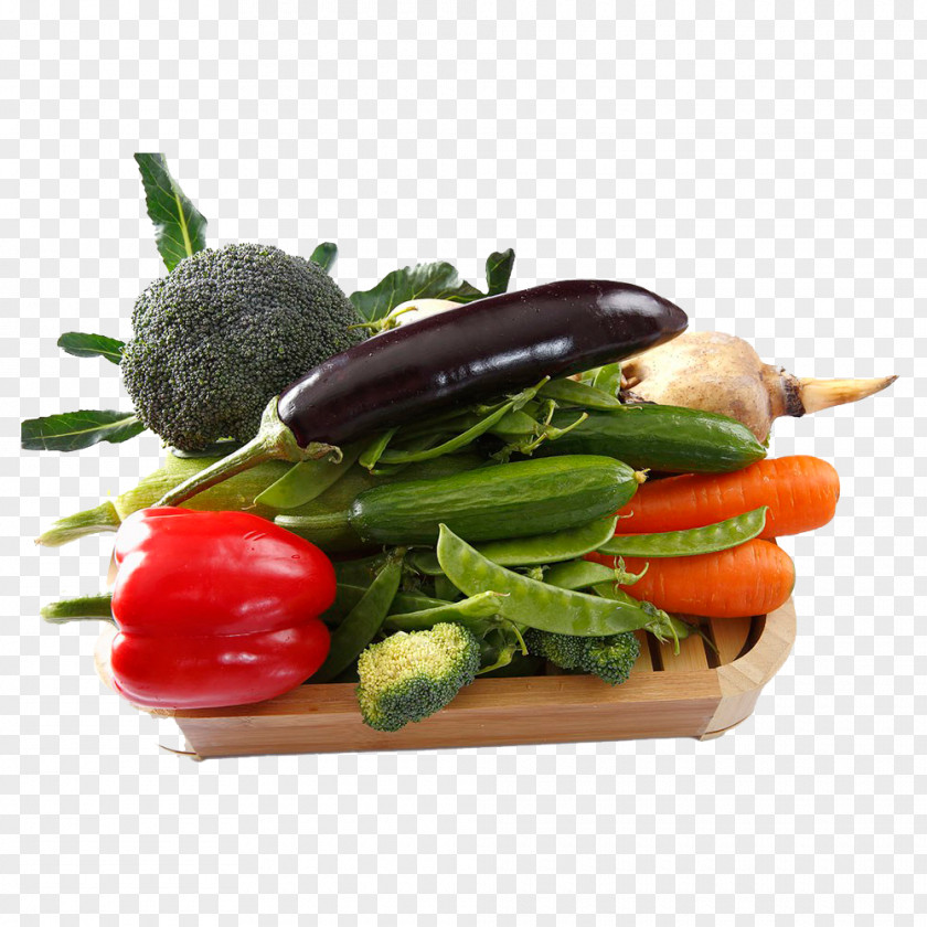 Variety Of Fresh Vegetables Dish Plate Vegetarian Cuisine Lablab Common Bean Eggplant PNG