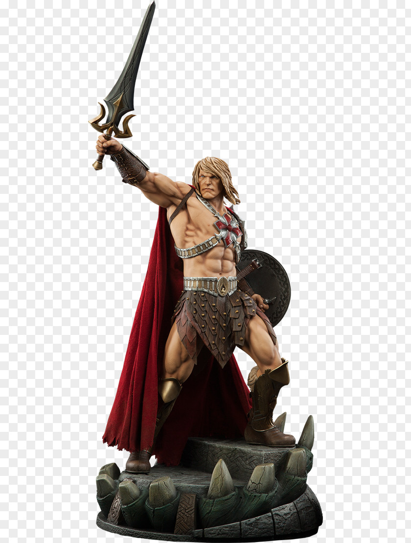 He-Man Skeletor Statue Figurine Masters Of The Universe PNG