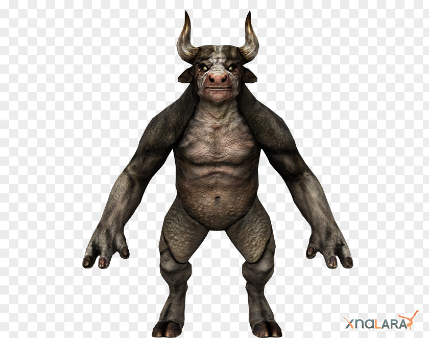 Minotaur Legendary Creature 3D Modeling Computer Graphics PNG