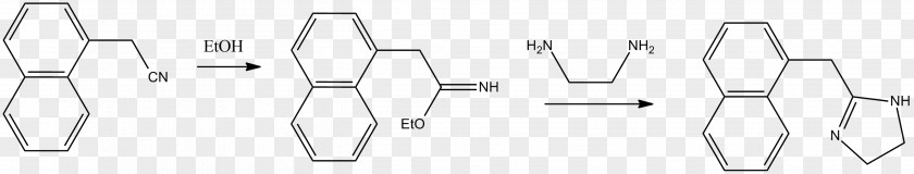Naphazoline Chemistry Chemical Synthesis Reaction 2-Imidazoline PNG
