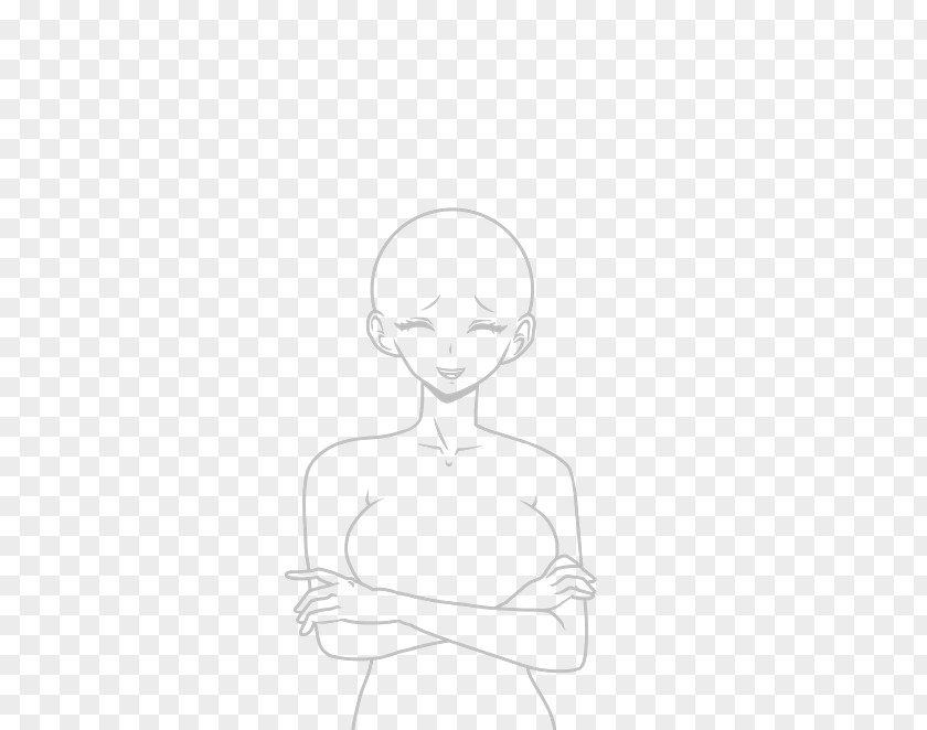 Peko Line Art Drawing Finger Sketch PNG