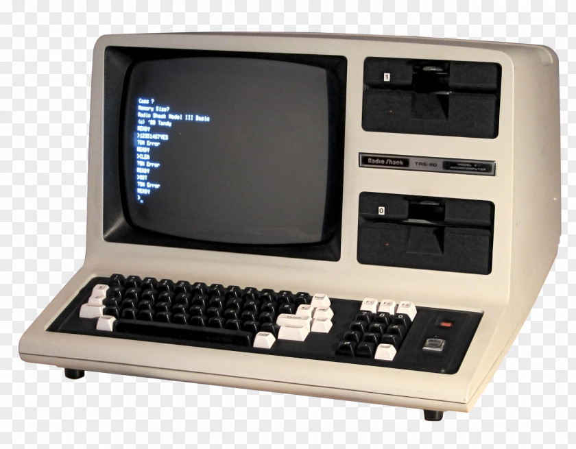 Computer TRS-80 Color Personal Primera Generación De Computadoras PNG