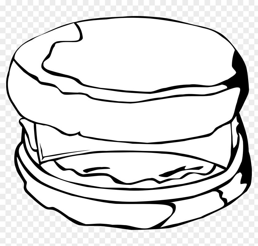 Fast Food Art Breakfast Sandwich Bacon, Egg And Cheese PNG
