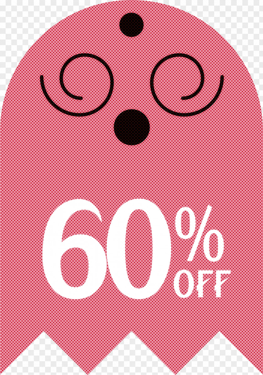 Halloween Discount Sales 60% Off PNG