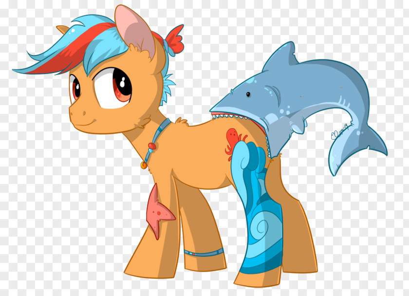 Shark Pony Whale Mane Megamouth PNG