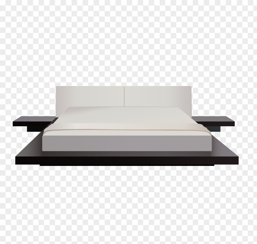 Bed Nightstand Table Platform Frame PNG