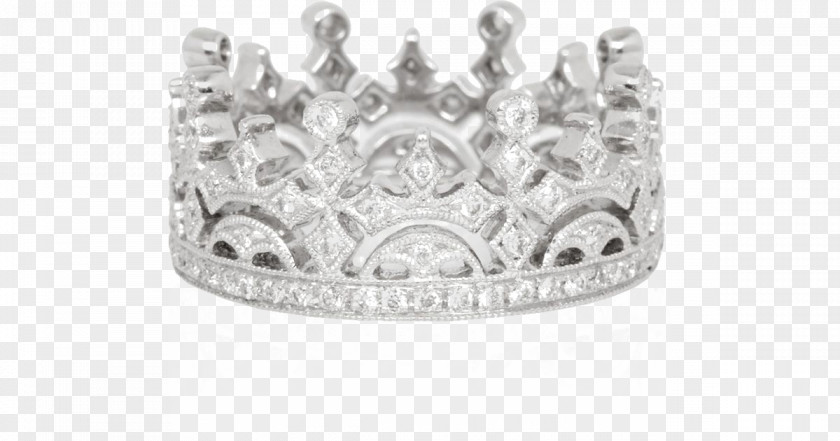 Diamond Jewellery Crown Ring Tiara PNG