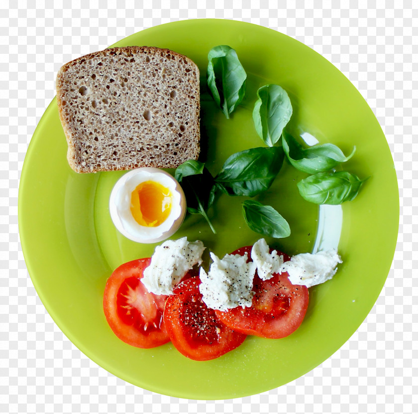 Food Plate Top View Hamburger Breakfast Fast PNG