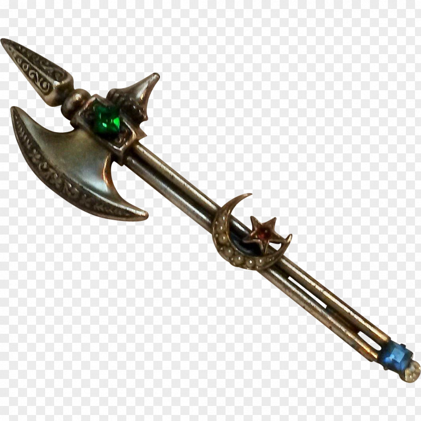 Halberd Weapon Battle Axe Pin PNG