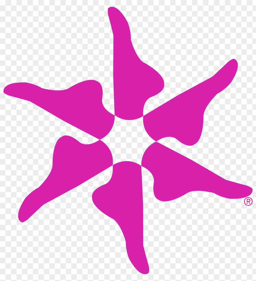 Petal Plant Purple Violet Pink Magenta Logo PNG
