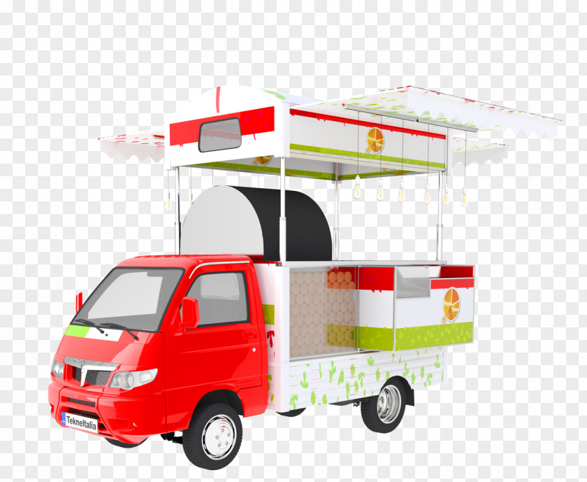 Pizza Ice Cream Food Truck Car PNG