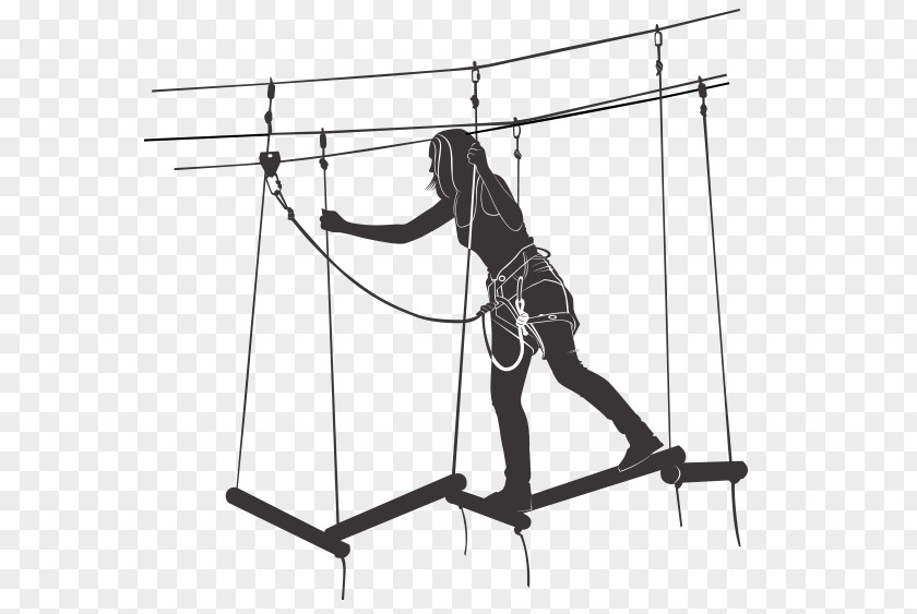 Rope Ropes Course Adventure Park Clip Art PNG