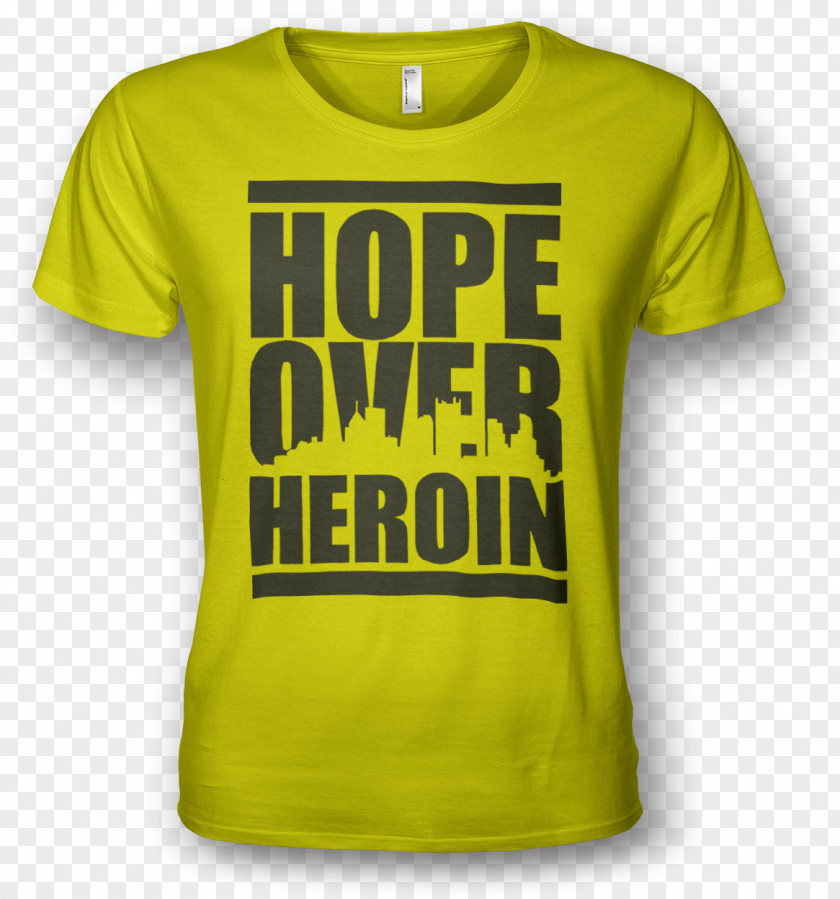 T-shirt Hope Over Heroin Opioid Use Disorder Addiction PNG