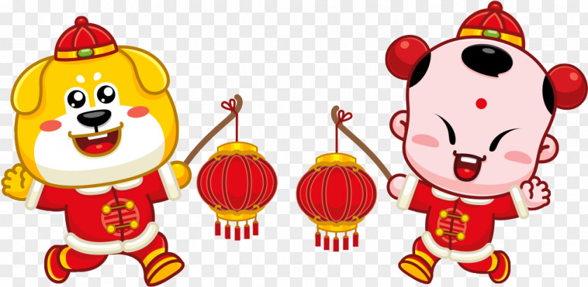 Toy Baby Toys Chinese New Year Red Background PNG