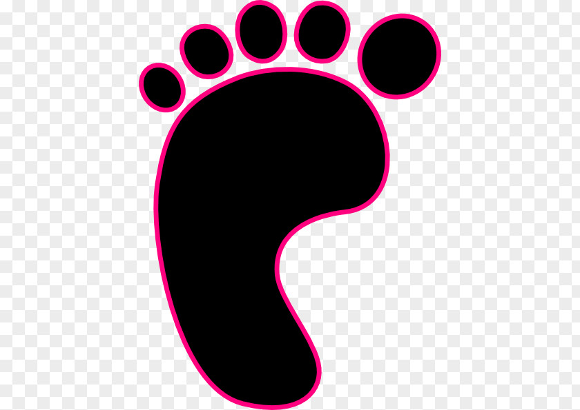 Black Pink Clip Art Foot Image Cartoon Vector Graphics PNG