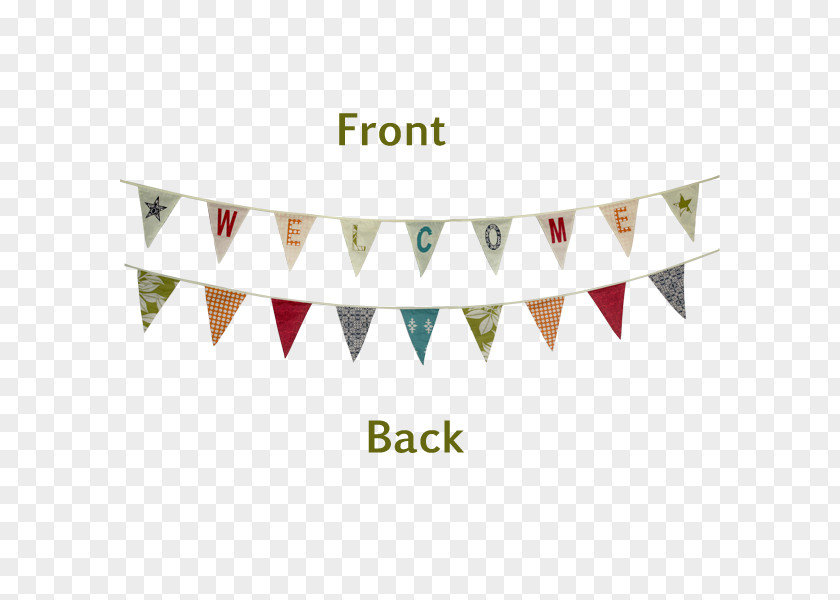 Bunting Flags Paper Banner Textile Pennon PNG