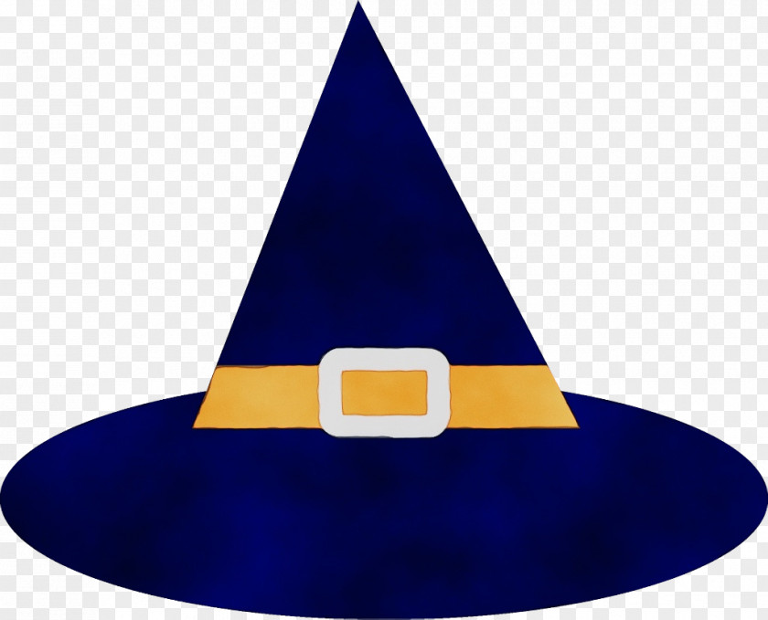 Cap Electric Blue Clothing Witch Hat Cone Costume PNG