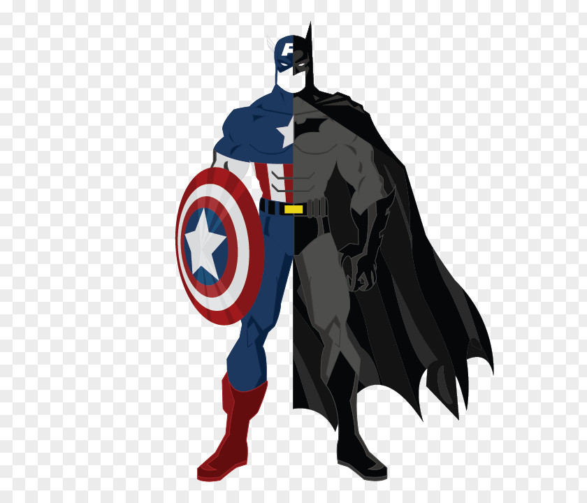 Captain America DC Vs. Marvel Batman Infographic Comics PNG