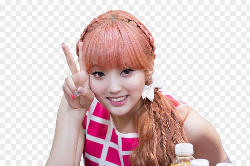 Hello Venus Long Hair Coloring Bangs Brown PNG