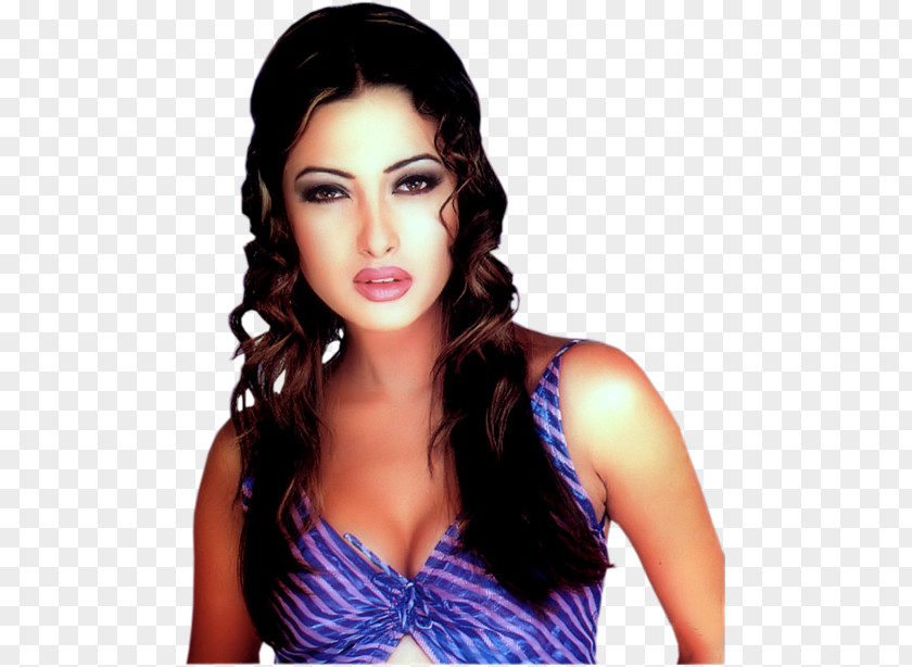 Model Riya Sen Black Hair Coloring Photo Shoot PNG