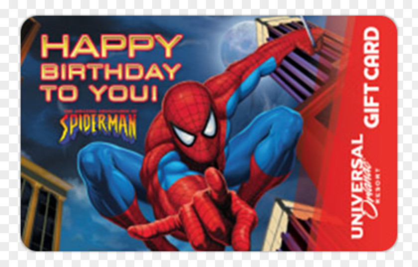 Spider-man Spider-Man Birthday Superhero Resort Gift Card PNG