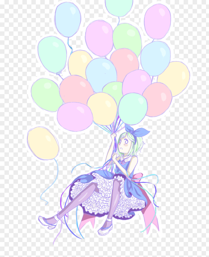 Balloon Pink M Character Clip Art PNG