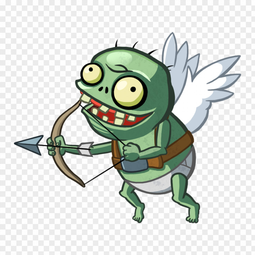 Crazy Cupid Love Plants Vs. Zombies Heroes Clip Art PNG