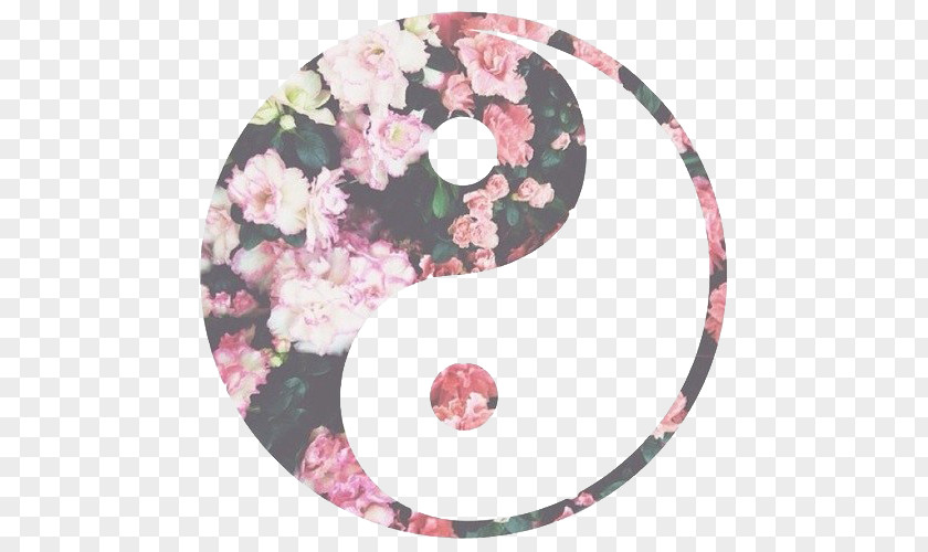 Dota Yin And Yang Flower Symbol Desktop Wallpaper PNG