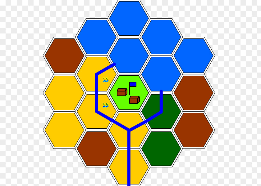 Hollow Color City Building Hexagon Tile Honeycomb Beehive Pattern PNG