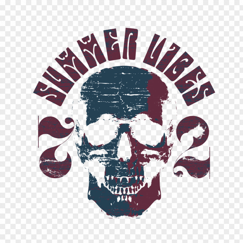 Horror Skull T-shirt Printed Clothing Long-sleeved PNG
