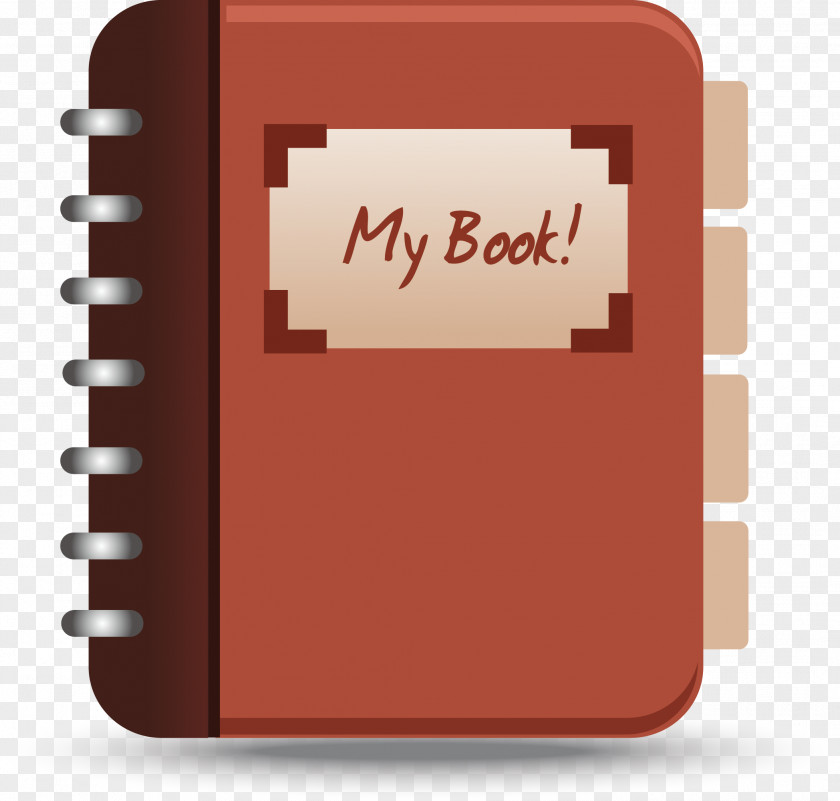 Notebook Vector Book Icon Design PNG