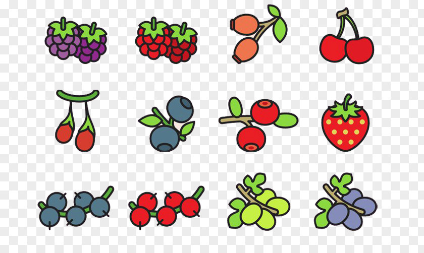 Red Grape Blueberry Fruit Mousse Berry Clip Art PNG