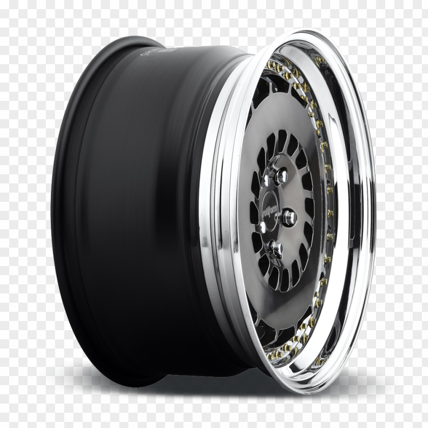 Shine Gold Alloy Wheel Rotiform, LLC. Tire Forging Rim PNG