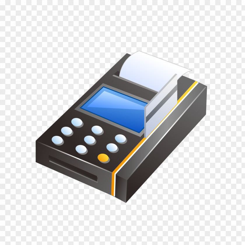 Black Credit Card Machine Download Icon PNG