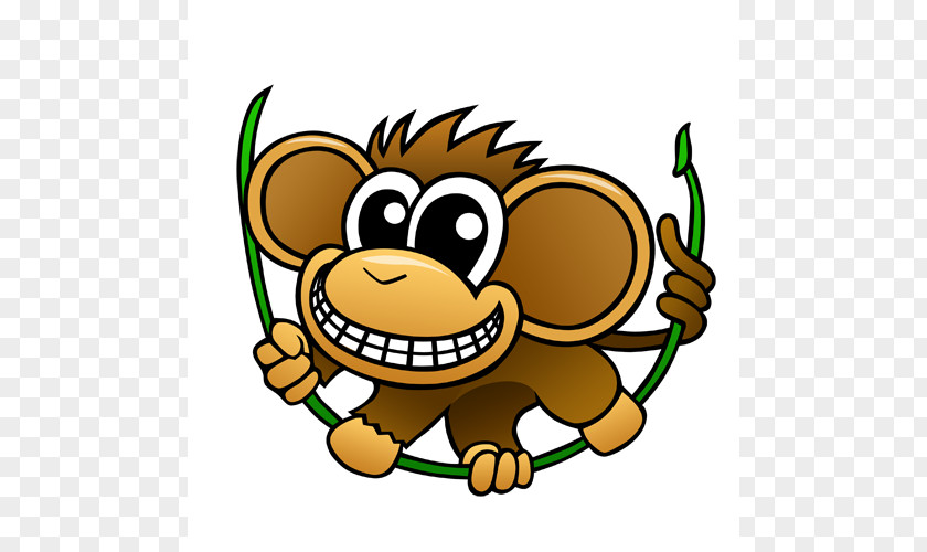 Cartoon Chimpanzee Pictures Baby Chimp Clip Art PNG