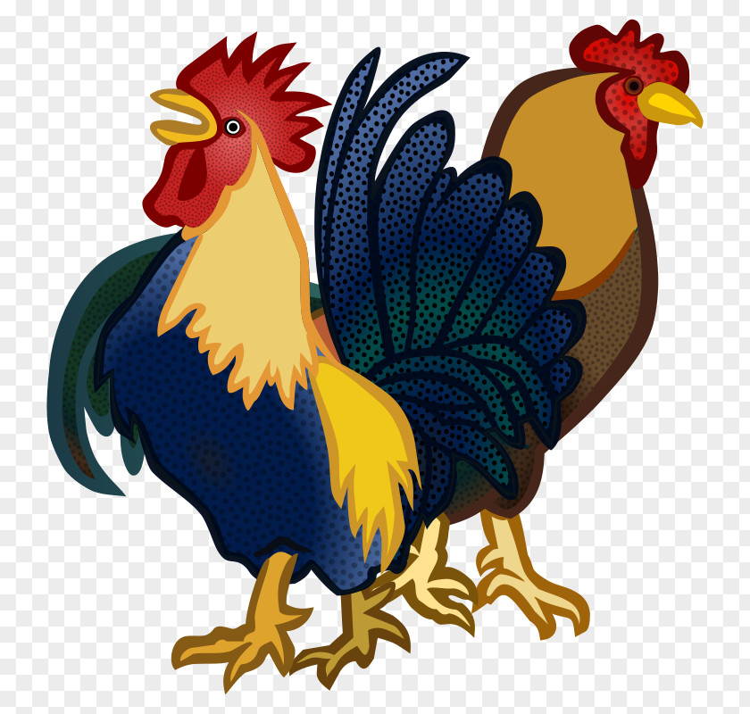 Cock Chicken Bubur Ayam Rooster Clip Art PNG